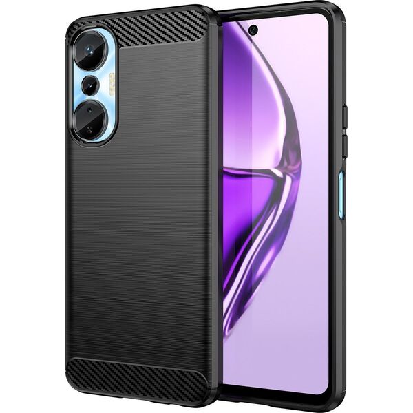 Hurtel Carbon Case etui do Infinix Hot 20S elastyczny silikonowy karbonowy pokrowiec czarne 12894969 9145576275467
