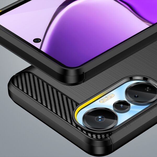 Hurtel Carbon Case etui do Infinix Hot 20S elastyczny silikonowy karbonowy pokrowiec czarne 12894969 9145576275467