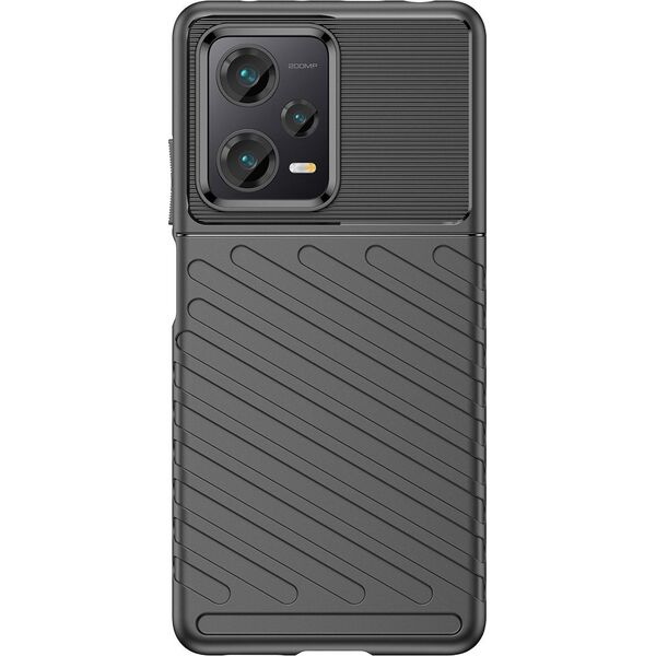 Hurtel Thunder Case etui do Xiaomi Redmi Note 12 Pro+ silikonowy pancerny pokrowiec czarne 12894983 9145576275337