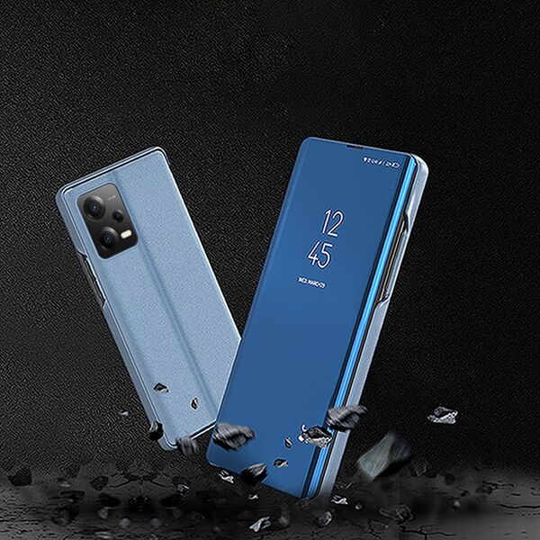 Hurtel Clear View Case etui do Xiaomi Redmi Note 12 5G / Poco X5 5G pokrowiec z klapką różowe 12894991 9145576276037