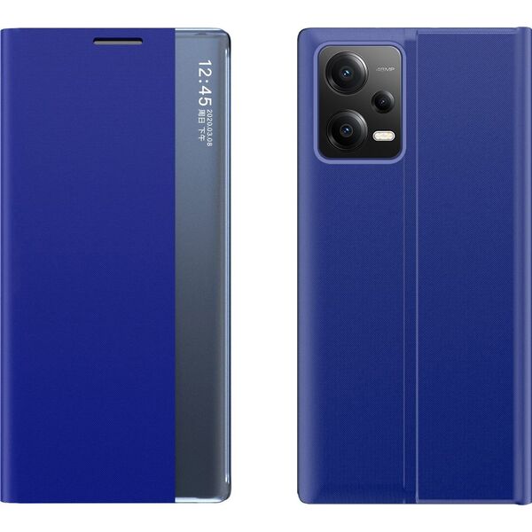 Hurtel New Sleep Case etui do Xiaomi Redmi Note 12 Pro+ pokrowiec z klapką podstawka niebieskie 12895001 9145576275924
