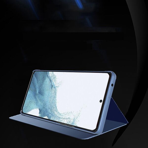 Hurtel Clear View Case etui do Samsung Galaxy A24 4G pokrowiec z klapką różowe 12895002 9145576275955