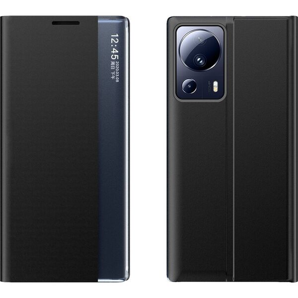 Hurtel New Sleep Case etui do Xiaomi 13 Lite pokrowiec z klapką podstawka czarne 12895012 9145576275849