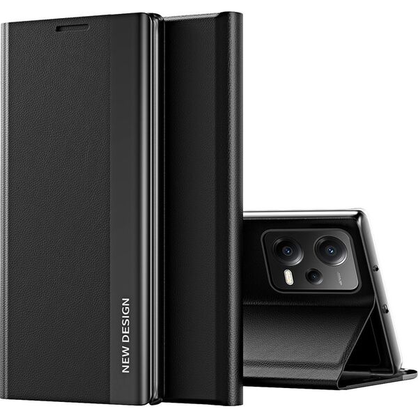 Hurtel Sleep Case Pro etui do Xiaomi Redmi Note 12 5G / Poco X5 5G z klapką podstawka czarne 12895034 9145576275658