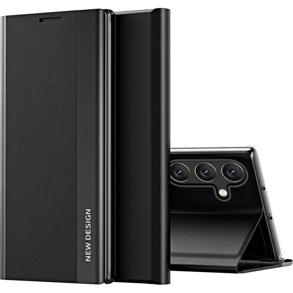 Hurtel Sleep Case Pro etui do Samsung Galaxy A24 4G z klapką podstawka czarne 12895039 9145576275603