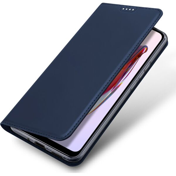 Dux Ducis Dux Ducis Skin Pro etui do Xiaomi Redmi 11A / Poco C55 / Redmi 12C pokrowiec z klapką portfel na kartę podstawka niebieskie 12895044 6934913030851