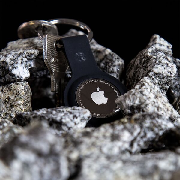Crong Brelok Crong Silicone Case with Key Ring Apple AirTag (fioletowy) 12895865 5904310702638