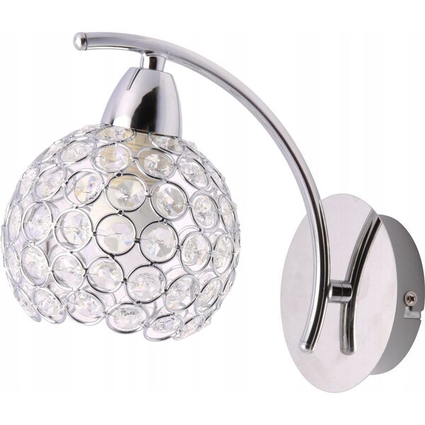 Lampa wisząca KRIS Krislamp Sofia KR 310-3PL lampa wisząca zwis 3x40W E14 chrom 12897311 5907582567820