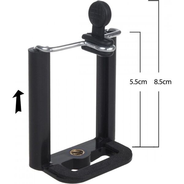 Statyw Maclean Statyw uniwersany 1/4" Maclean MC-164, do aparatów, kamer, smarfonów, lampy pierścieniowych max. 1050mm, max.2kg 12899638 5902211128946