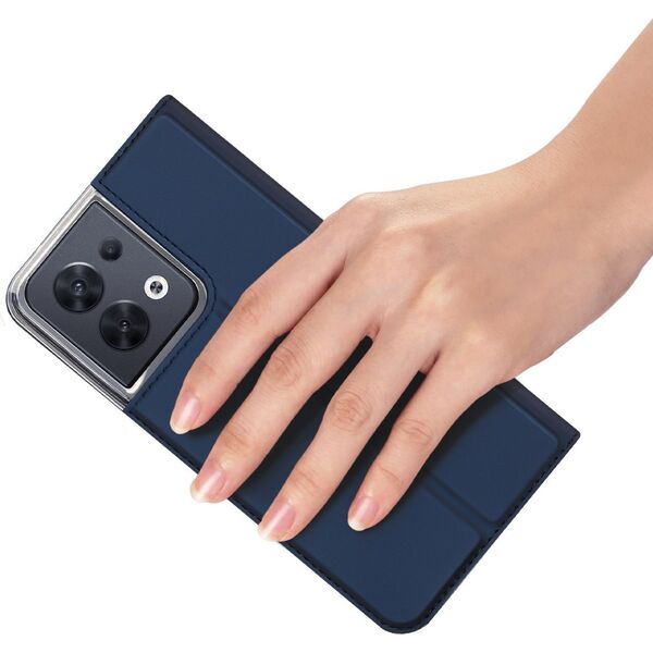 Dux Ducis Dux Ducis Skin Pro etui Oppo Reno 8 pokrowiec z klapką portfel na kartę podstawka niebieskie 12900841 6934913033111