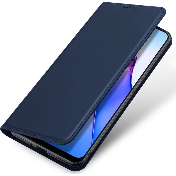 Dux Ducis Dux Ducis Skin Pro etui Oppo Reno 8 pokrowiec z klapką portfel na kartę podstawka niebieskie 12900841 6934913033111