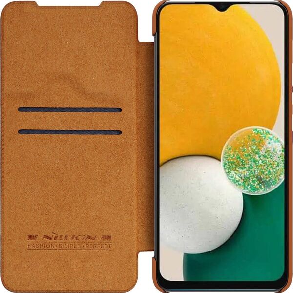 Nillkin Etui Nillkin Qin Leather Samsung Galaxy A14 5G brązowe 12901286 6902048261594
