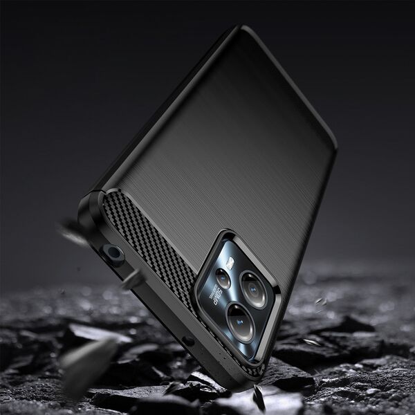 Hurtel CARBON CASE ETUI MOTOROLA MOTO G13 ELASTYCZNY SILIKONOWY KARBONOWY POKROWIEC CZARNE 12901289 9145576274668