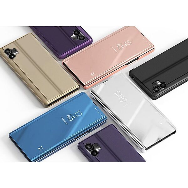 Hurtel CLEAR VIEW CASE ETUI NOTHING PHONE 1 POKROWIEC Z KLAPKĄ CZARNE 12901297 9145576269633