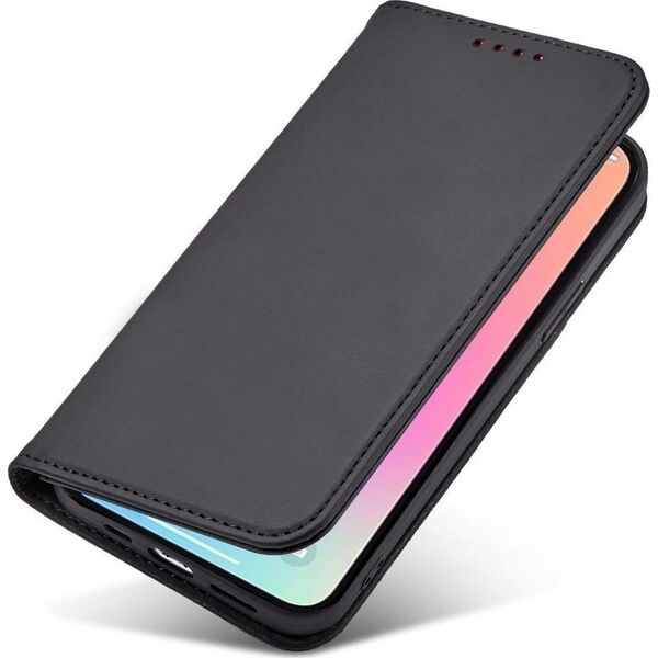 Hurtel MAGNET CARD CASE ETUI SAMSUNG GALAXY S23 POKROWIEC Z KLAPKĄ PORTFEL PODSTAWKA CZARNE 12902309 9145576271032