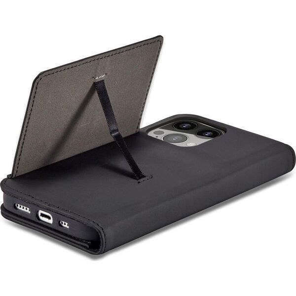 Hurtel MAGNET CARD CASE ETUI SAMSUNG GALAXY S23 POKROWIEC Z KLAPKĄ PORTFEL PODSTAWKA CZARNE 12902309 9145576271032