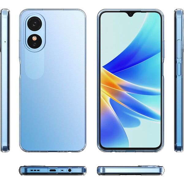 Hurtel Ultra Clear 0.5mm etui do Oppo A17 cienki pokrowiec przezroczyste 12903297 9145576274439