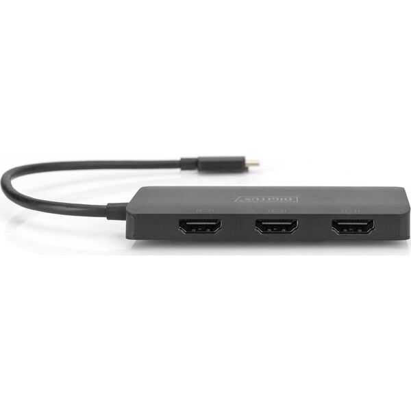 HUB USB Digitus DIGITUS USB-Hub 3-Port  C  ->3xHDMI m.Kabel          schwarz 12906042 4016032481751