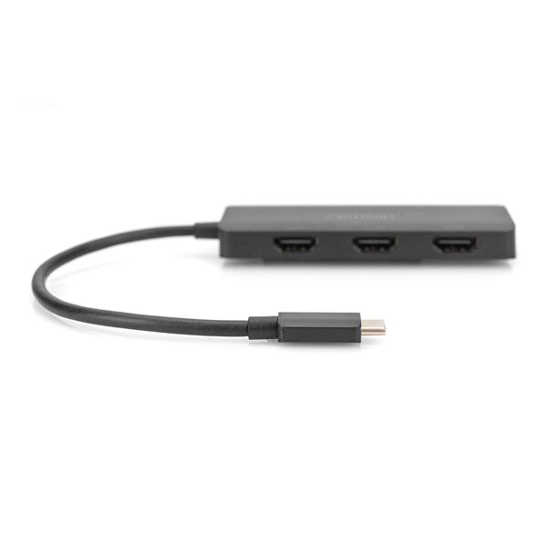 HUB USB Digitus DIGITUS USB-Hub 3-Port  C  ->3xHDMI m.Kabel          schwarz 12906042 4016032481751