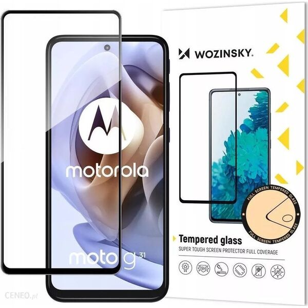 Hurtel WOZINSKY FULL GLUE SZKŁO HARTOWANE MOTO G51 NA CAŁY EKRAN Z RAMKĄ CZARNY 12915629 9145576245712