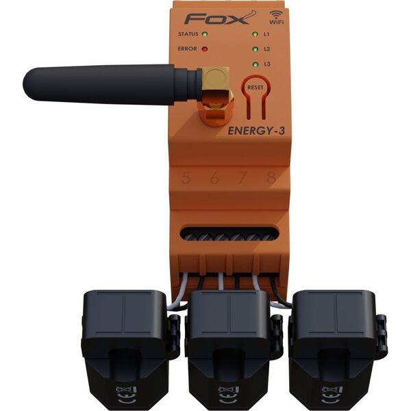 F&F 3-fazowy monitor zużycia energii wi-fi ENERGY 3 FOX F&F 12921380 5902431675251