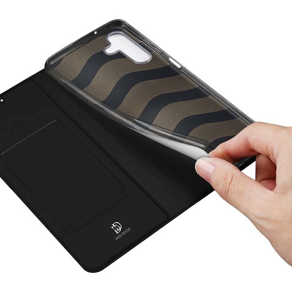 Dux Ducis Dux Ducis Skin Pro etui Samsung Galaxy A14 5G pokrowiec z klapką portfel na kartę podstawka czarne 12927684 6934913029626