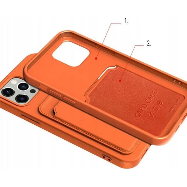 4kom.pl Futerał CARD CASE do IPHONE 14 PRO różowy 12927767 5903396164798