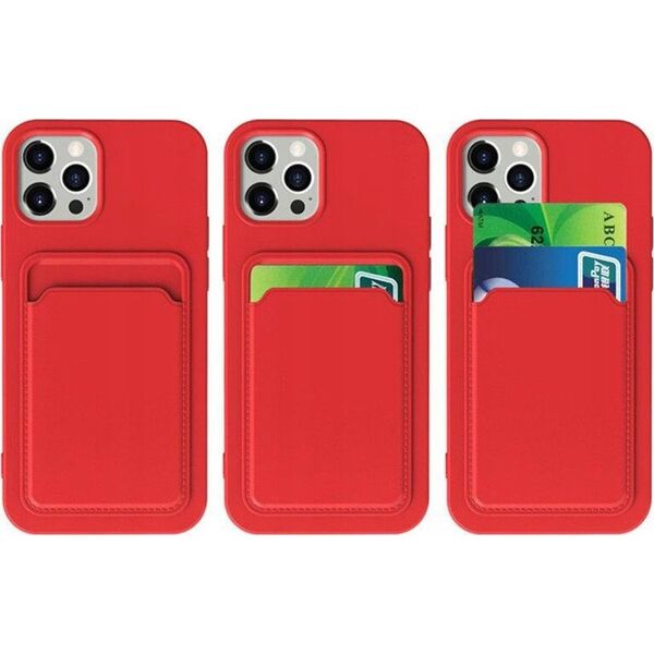 4kom.pl Futerał CARD CASE do IPHONE 14 PRO różowy 12927767 5903396164798