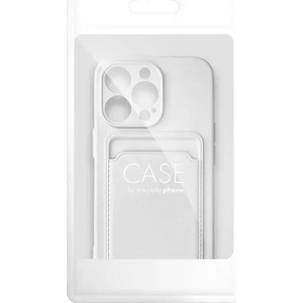 4kom.pl Futerał CARD CASE do IPHONE 14 PRO biały 12927768 5903396164743