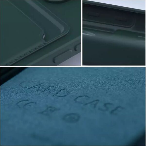 4kom.pl Futerał CARD CASE do IPHONE 14 PRO zielony 12927769 5903396164859