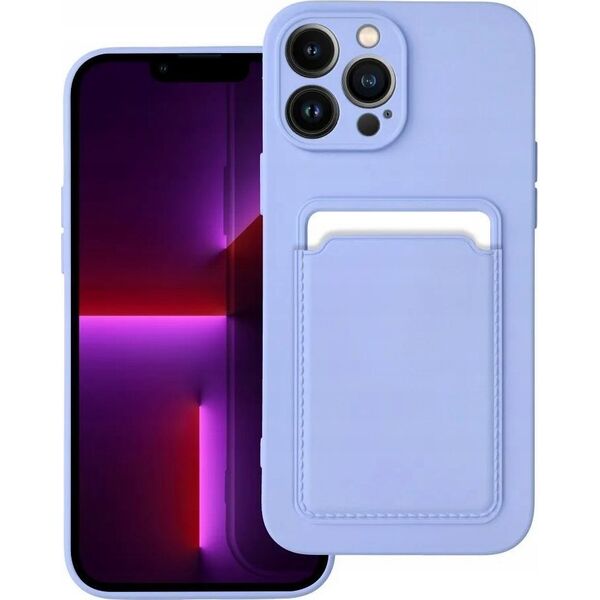 4kom.pl Futerał CARD CASE do IPHONE 14 PRO fioletowy 12927771 5903396164828