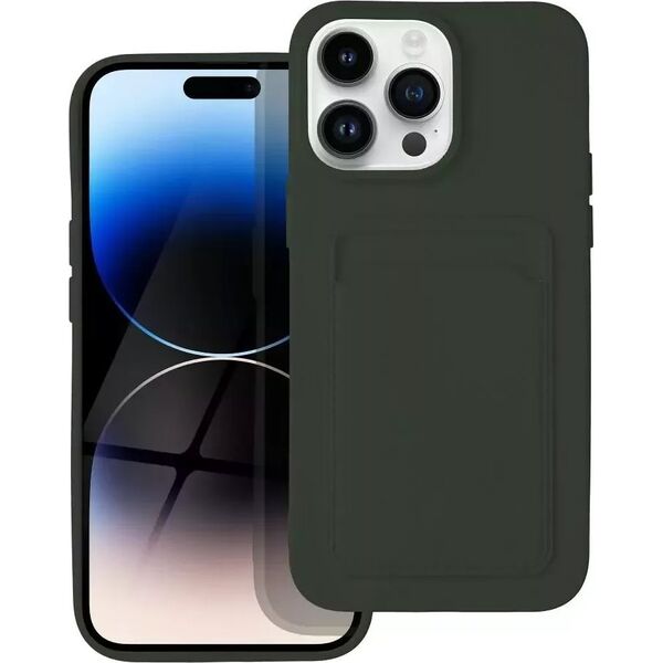 4kom.pl Futerał CARD CASE do IPHONE 14 PRO MAX zielony 12927779 5903396164866