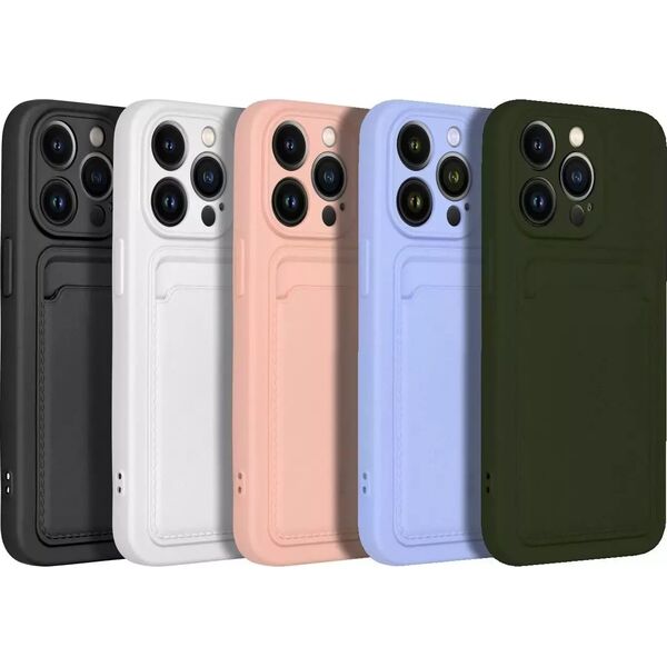4kom.pl Futerał CARD CASE do IPHONE 14 PRO MAX zielony 12927779 5903396164866