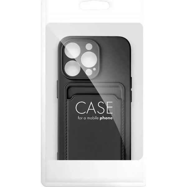 4kom.pl Futerał CARD CASE do IPHONE 14 PRO MAX czarny 12927783 5903396164729