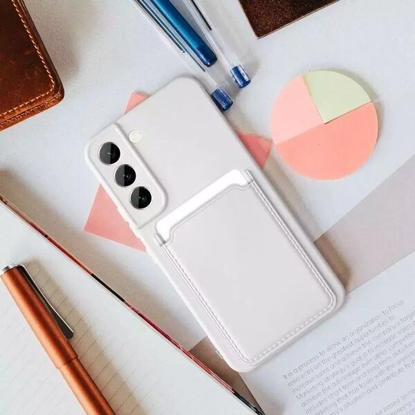 4kom.pl Futerał CARD CASE do SAMSUNG S23 Plus biały 12927794 5903396187506