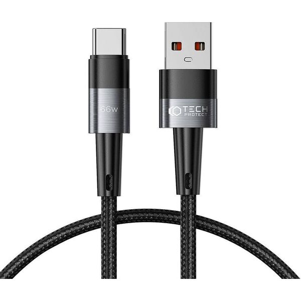 Kabel USB Tech-Protect USB-A - USB-C 0.25 m Szary (THP2006) 12935422 9490713934128