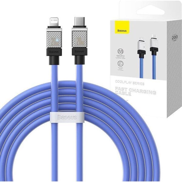 Kabel USB Baseus USB-C - Lightning 2 m Czarny (CAKW000103) 12939338 6932172626624