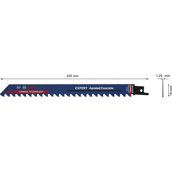 Bosch BOSCH BRZESZCZOT DO PIL SZABLASTYCH EXPERT S1142KHM 225mm  /3szt. 12941620 4059952534947