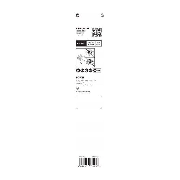 Bosch BOSCH BRZESZCZOT DO PIL SZABLASTYCH EXPERT S1142KHM 225mm  /3szt. 12941620 4059952534947