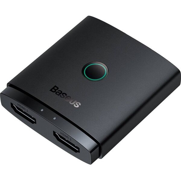 Adapter AV Baseus Adapter HDMI Baseus 2w1 z kablem 1m (czarny) 12944248 6932172631796