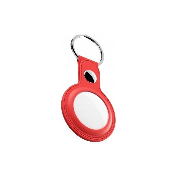 Class and Culture LLC KeyBudz AirTag Keyring - skórzane etui ochronne do AirTag (red) 12952588 810082990034