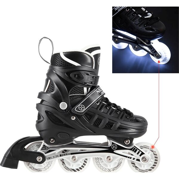 Rolki Nils Extreme NH10905 z wymienną płozą regulowane czarne r. 39-42 12966995 5907695520125