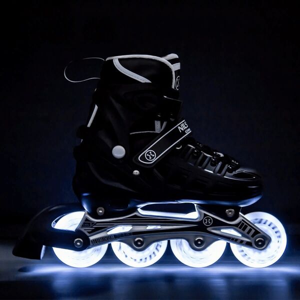 Rolki Nils Extreme NH10905 z wymienną płozą regulowane czarne r. 39-42 12966995 5907695520125
