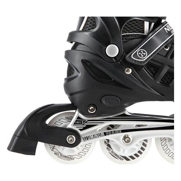 Rolki Nils Extreme NH10905 4w1 CZARNE LED ROZM. S(31-34) ŁYŻWOROLKI Z WYM. PŁOZĄ HOKEJOWĄ NILS EXTREME 12966996 5907695520095