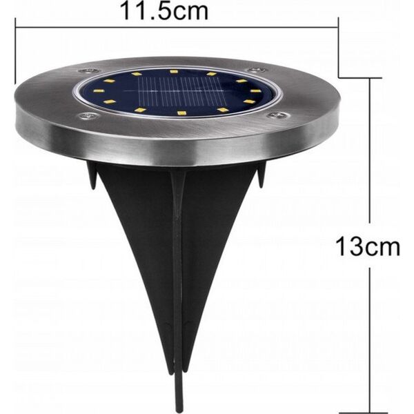 Maclean Lampa solarna najazdowa MCE318 LED IP44 12 SMD 4000K 12971646 5902211129448
