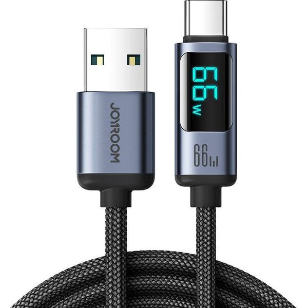 Kabel USB Joyroom USB-A - USB-C 1.2 m Czarny (S-AC066A16) 12971792 6956116750619