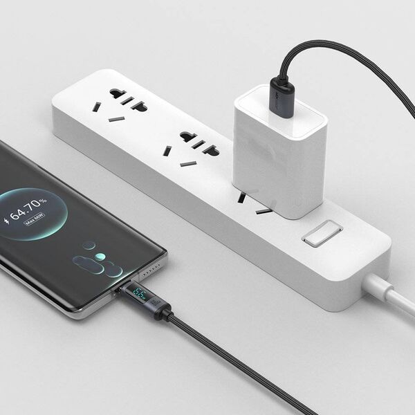 Kabel USB Joyroom USB-A - USB-C 1.2 m Czarny (S-AC066A16) 12971792 6956116750619