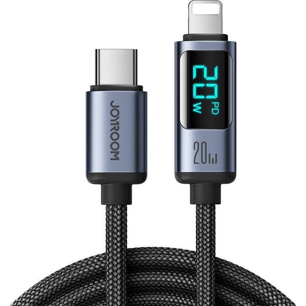 Kabel USB Joyroom USB-C - Lightning 1.2 m Czarny (S-CL020A16) 12971799 6956116750626