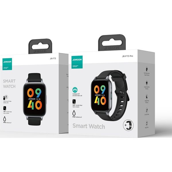 Smartwatch Joyroom FT3 Pro Fit-Life Czarny  (JR-FT3 Pro) 12971846 6956116766870