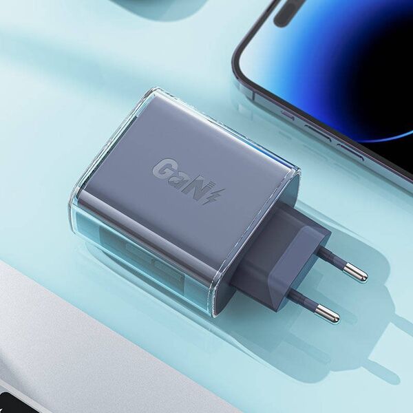 Ładowarka Acefast Ładowarka sieciowa Acefast A45, 2x USB-C,1xUSB-A, 65W PD (zielona) 12971873 6974316282099